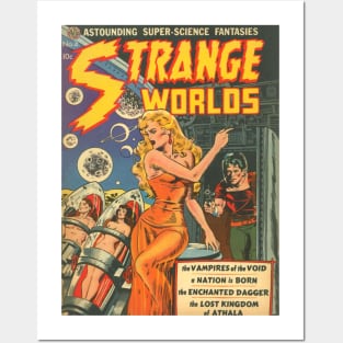 Strange Worlds Comic Cover Posters and Art